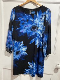 Style & Co. Blue Floral Long Women's Top - Size XL