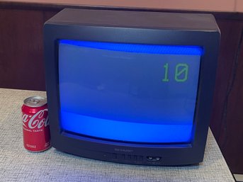 13' Sharp Model 13N-M100 CRT Television - Great For Retro Video Gaming