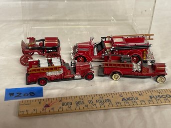 Model Fire Trucks Including CORGI REO Speedwagon Pumper