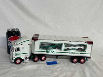 1997 Hess Toy Truck - Tractor Trailer And Racers