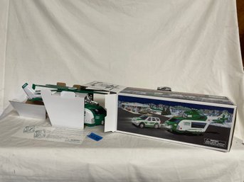 2012 Hess Helicopter & Rescue Car - New With Box