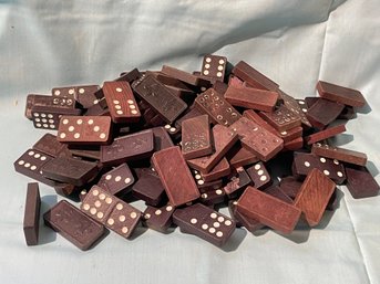 Lot Of 92 Dominoes - Vintage Game