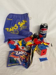 Ohio ZAKS SAK Vintage 1980s Building Blocks Toy Set