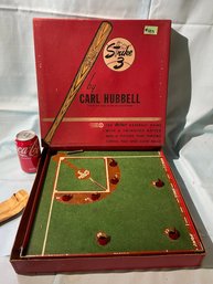 'Strike 3' Carl Hubbell Baseball Game - Vintage Metal, Tin Litho