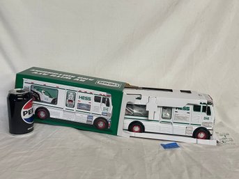 2018 Hess Toy Truck - RV WITH ATV AND MOTORBIKE - New In Box