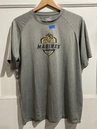 Under Armor MARINES T-Shirt, Size Large - Loose Fit