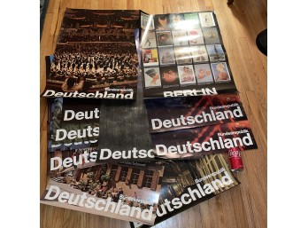 Lot Of Vintage GERMANY Deutschland Travel Posters