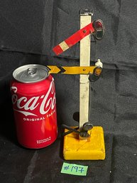 Double Arm Model Railroad Crossing Signal - Antique, Vintage Trains