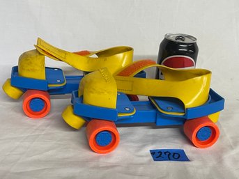 1984 Fisher Price Toy Plastic Roller Skates - Vintage