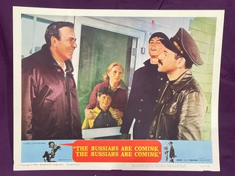 'The Russians Are Coming, The Russians Are Coming' 1966 Movie Lobby Card