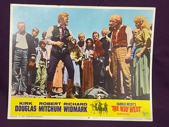 HAROLD HECHT'S 'The Way West' 1967 Movie Lobby Card