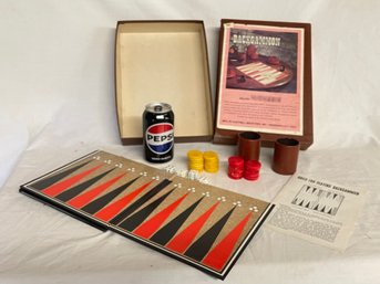 BAKELITE Backgammon Set - Awesome Vintage!