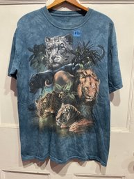 BIG CATS Rainforest Cafe Graphic T-Shirt, Large