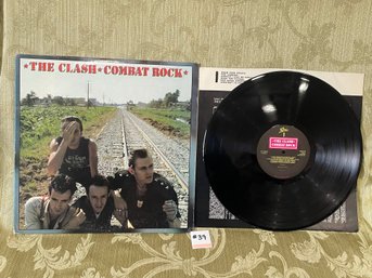 The Clash 'Combat Rock' 1982 Vinyl Record PE 37689