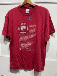 'Things That Sound Dirty In Firefighting' T-Shirt, Size Large