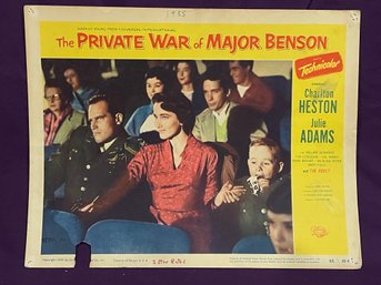 'The Private War Of Major Benson' 1955 Movie Lobby Card