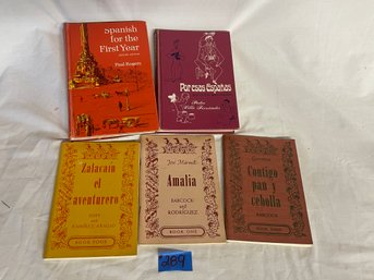 Lot Of Vintage Spanish Books