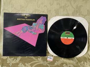 'The Best Of Aretha Franklin' 1984 Vinyl Record 81280-1-Y