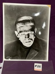 Boris Karloff's Frankenstein 8' X 10' Photo - Vintage Movie Still