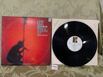 U2 - Live 'Under A Blood Red Sky' 1983 Vinyl Record