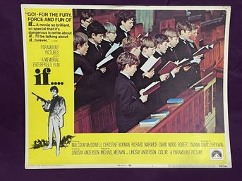 'If....' 1969 Movie Lobby Card - Choir Boys