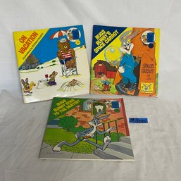 Vintage Children's Books - Bugs Bunny & 'On Vacation'