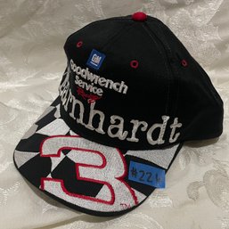 Dale Earnhardt #3 Heavily Embroidered NASCAR Hat - GM Goodwrench Service Racing