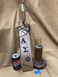 Wood Lamps - Alpha Sigma Phi Sweetheart Formal - Vintage