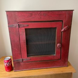 Small Antique/Primitive Style Pie Safe, Jelly Cupboard