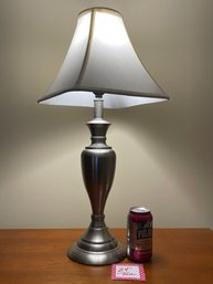 24' Tall Silver Table Lamp