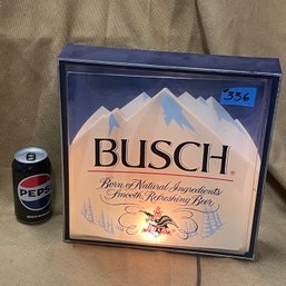 BUSCH Beer Light Up Adverting Sign