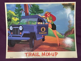'TRAIL MIX-UP' Disney Short Movie Lobby Card