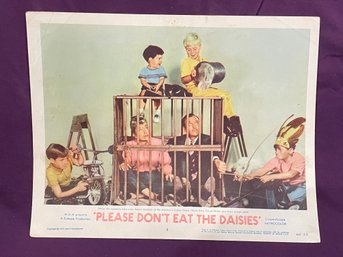 'PLEASE DON'T EAT THE DAISIES' 1960 Movie Lobby Card - Doris Day & David Niven