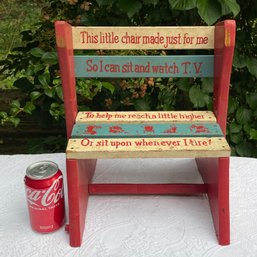 Cute Child's Chair/Stool - Vintage