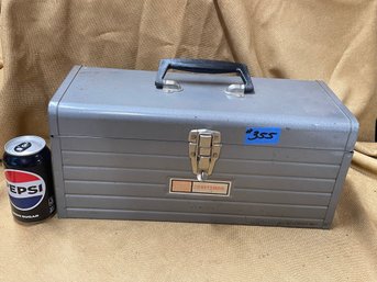 Sears Craftsman Vintage Metal Toolbox With Tray