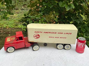 North American Van Lines STRUCTO Pressed Steel Truck - Vintage Toy