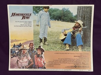 'Honeysuckle Rose' 1980 Willie Nelson Movie Lobby Card