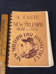 1976 'A Taste Of New Milford Olde And New' Jaycee Wives Cookbook