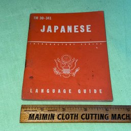 1943 Japanese Language U.S. War Department Booklet WWII
