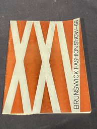 1968 Brunswick School (Greenwich, CT) Fashion Show Program