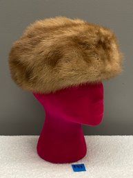 Vintage Mink Real Fur Hat - Monsieur Jacques Original 1950s