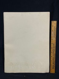 BACARDI 1962 Oversized Advertising Booklet