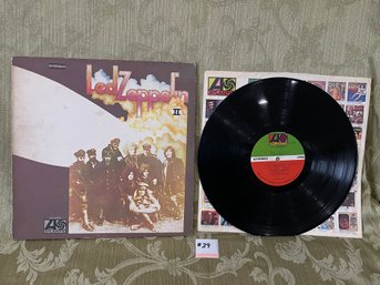 'Led Zeppelin II' 1969 Vinyl Record SD 8236
