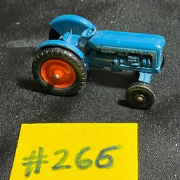 'Fordson Major' Tractor Matchbox No. 72 Diecast Toy Car - Vintage