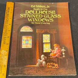Ready-to-Use DOLLHOUSE STAINED GLASS WINDOWS For Hand Coloring