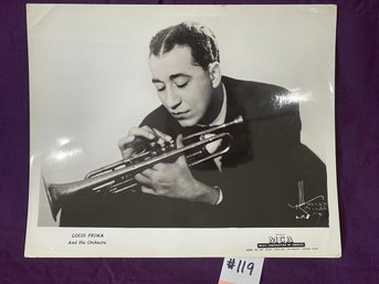 LOUIS PRIMA Jazz Musician 8' X 10' Celebrity Promo Photo VINTAGE (Murray Korman)