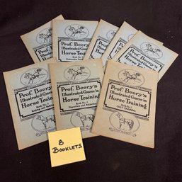 Prof. Beery's Illustrated Curse In Horse Training 1944 (Set Of 8 Lesson Booklets)