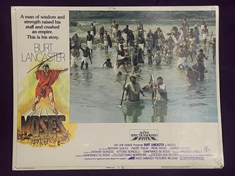 'MOSES' 1976 Movie Lobby Card - Burt Lancaster