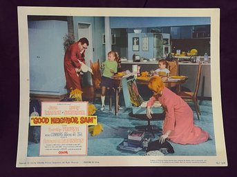 'GOOD NEIGHBOR SAM' 1964 Movie Lobby Card - Jack Lemmon & Romy Schneider