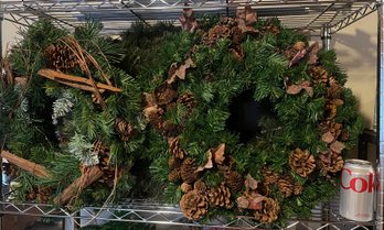 Lot Of 8 Artificial Wreaths - Great Winter Decor